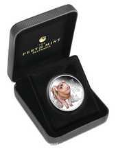 Load image into Gallery viewer, 2019 BABY PIG 1/2 oz Silver Proof Half Dollar Coin Lunar Year Colorized Tuvalu
