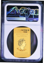 Load image into Gallery viewer, 2023 Dragon 1oz .9999 GOLD Rectangular $1 Dollar Bar COIN NGC MS 70 ER
