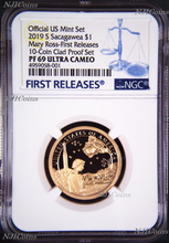 Load image into Gallery viewer, 2019 S Proof Native American Mary Ross NGC PF69 FR Dollar $1 Coin from Mint Set
