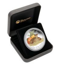 Load image into Gallery viewer, ANDA Money Expo Special 2020 Year of the MOUSE 2oz Silver Proof Colored $2 Coin
