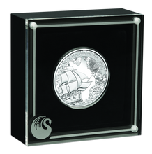 Load image into Gallery viewer, 2020 VOYAGE OF DISCOVERY ENDEAVOUR 1770-2020 1oz $1 SILVER PROOF COIN
