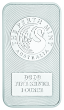 Load image into Gallery viewer, 2023 Australia KANGAROO PERTH MINTED BAR 1oz .9999 $1 Pure Silver Bullion
