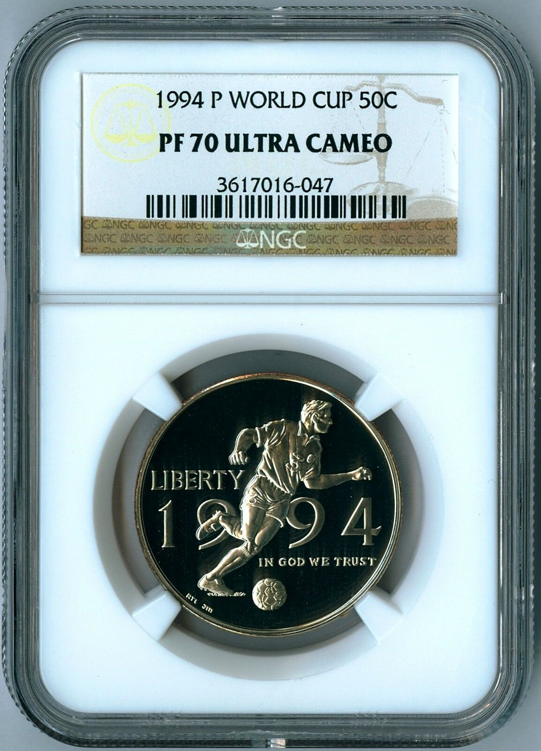 1994 P World Cup Soccer Half Dollar Coin NGC PF 70 ULTRA CAMEO PF70 Perfect