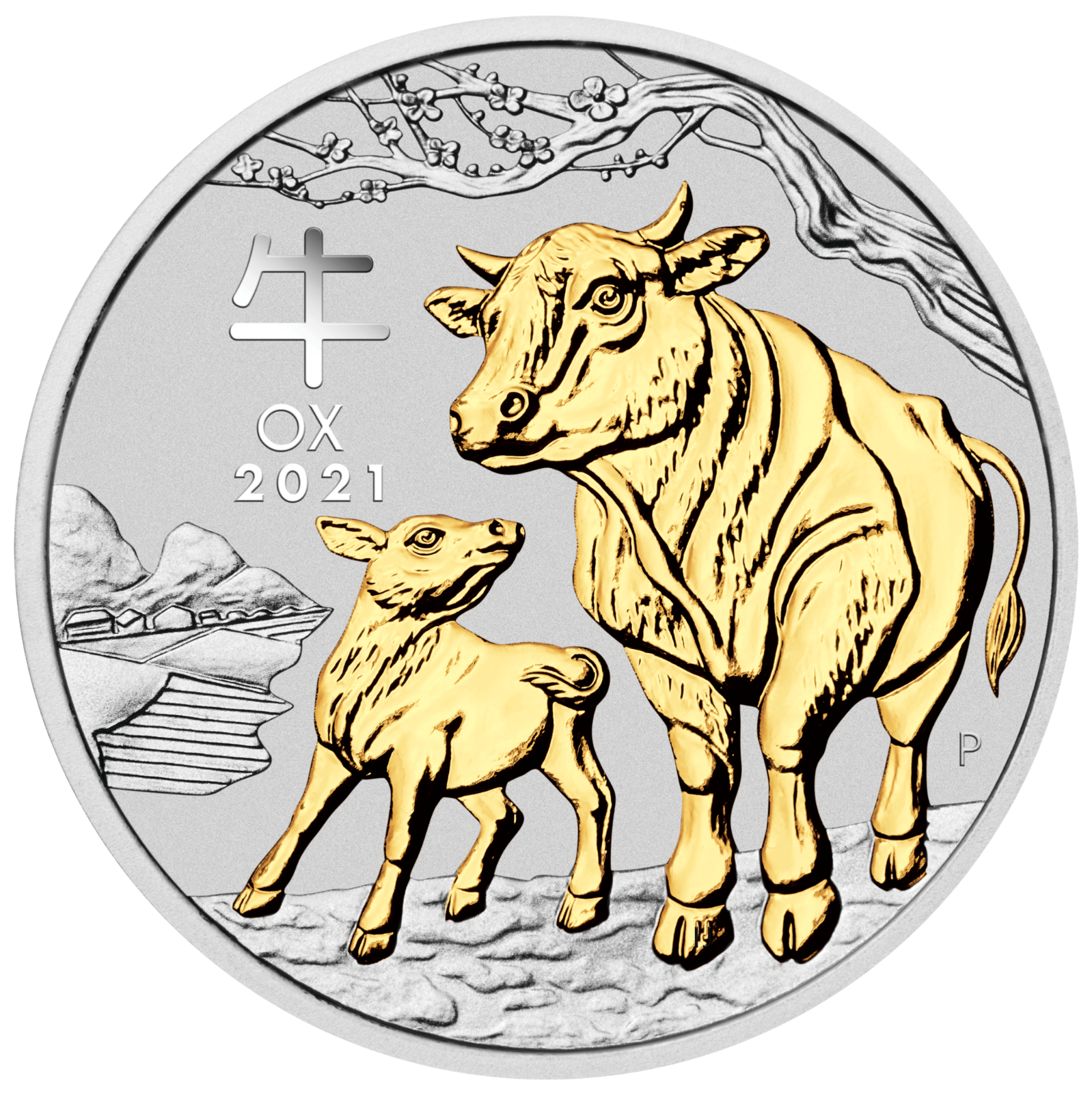 2021 オーストラリア　オパール　牛　1オンス　銀貨　　希少品 2021 Australia 1 oz Silver Lunar Ox BU (Series III) | eBay