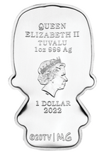 Load image into Gallery viewer, 2022 Homer SIMPSON Simpsons 1oz Colored SILVER Perth Mint 2nd MINTED MINI COIN
