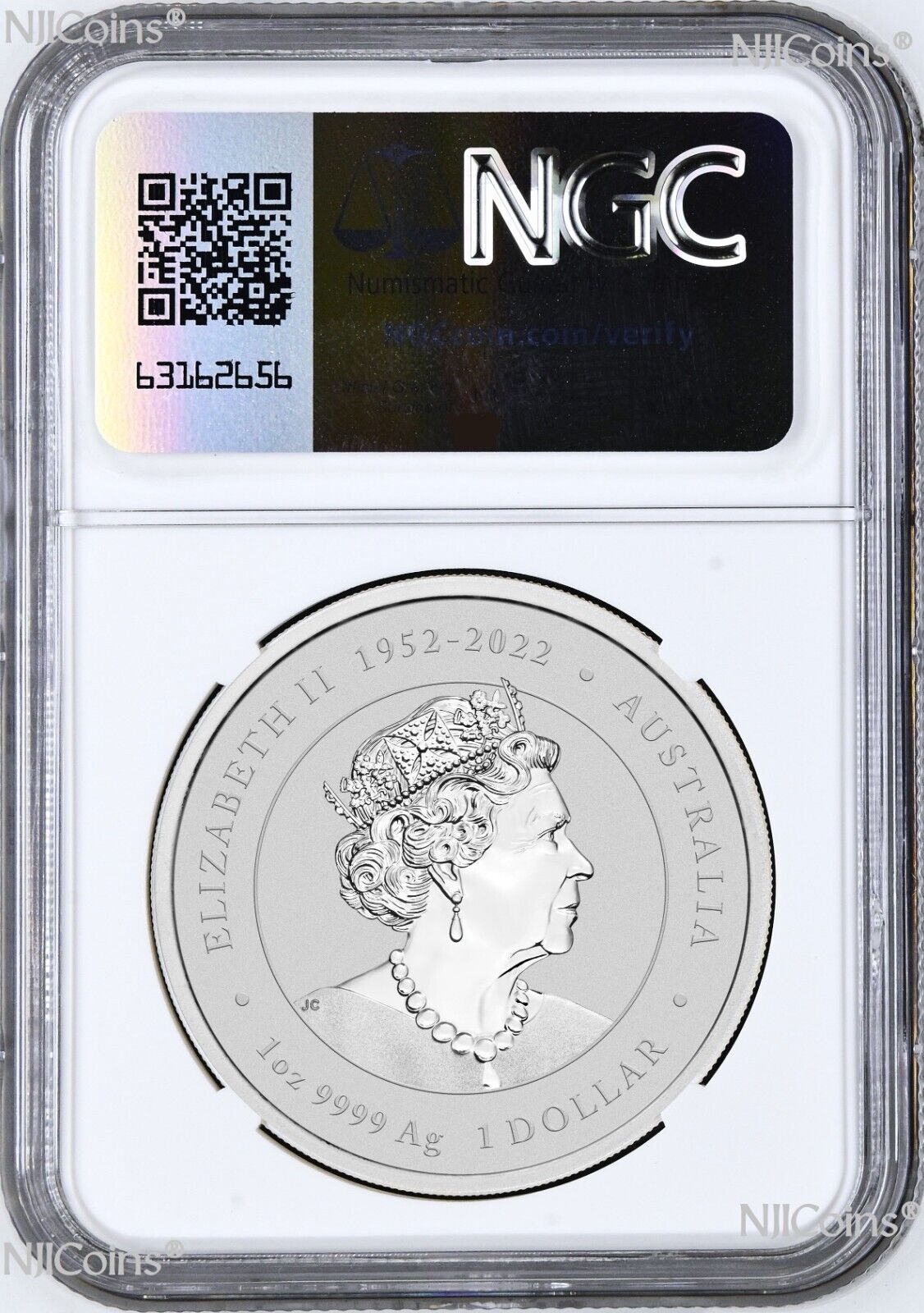 2024 Australia GILDED Silver Lunar Year of the DRAGON NGC MS 70