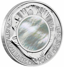 Load image into Gallery viewer, 2015 Australia White Mother of Pearl Shell 1 oz Silver Proof Coin NGC PF69
