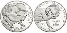 Load image into Gallery viewer, 2015 W March of Dimes Proof Silver Dollar COIN w/ US Mint Package &amp; COA
