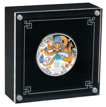 Load image into Gallery viewer, 2024 Australia COLORED PROOF Lunar Year of the Dragon 1oz Silver $1 Coin &quot;P125&quot;
