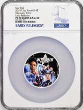 Load image into Gallery viewer, 2019 Star Trek: Discovery Crew 2oz .9999 Silver Proof $2 Coin NGC PF70 ER
