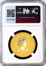 Load image into Gallery viewer, 2024 Australia Bullion 1oz GOLD Lunar Year of the DRAGON NGC MS70 $100 Coin FR
