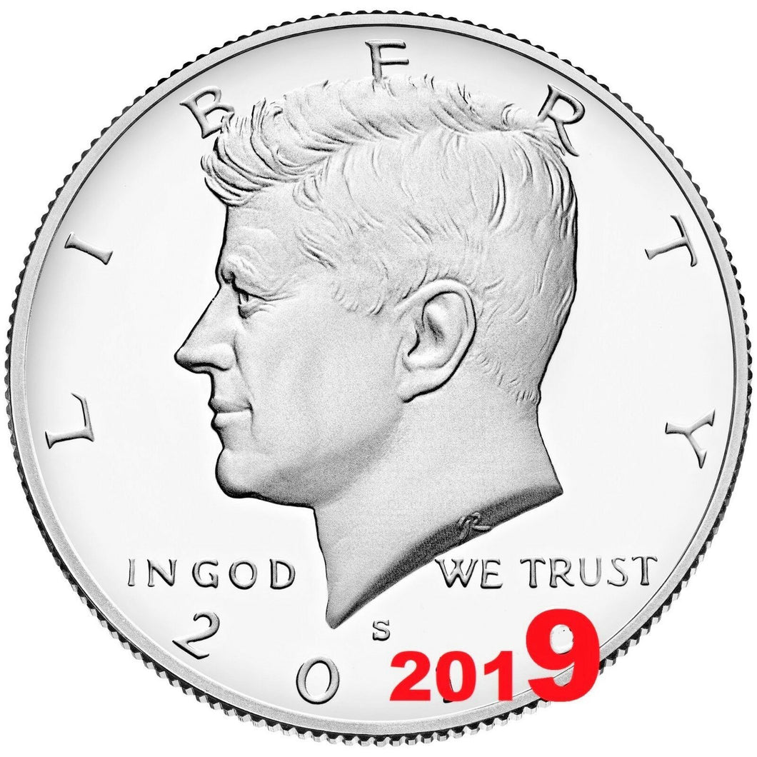 2019 S Proof Kennedy Half Dollar Clad President Gem Deep Cameo from Mint Set P19