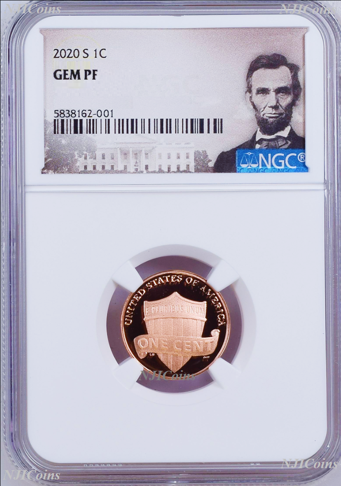 2020 S Proof LINCOLN CENT Penny NGC GEM PF Portrait Label