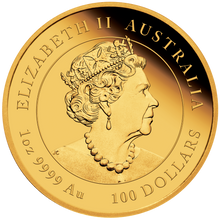 Load image into Gallery viewer, 2023 Australian Lunar Year of the Rabbit 1 oz Gold Proof $100 Coin Series-3
