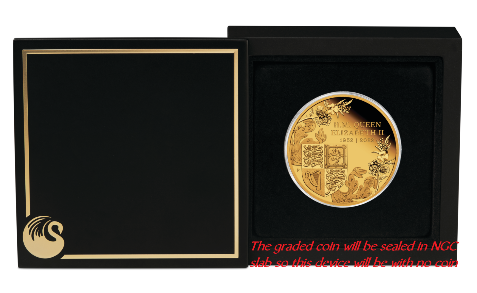 2022 QUEEN ELIZABETH PLATINUM JUBILEE 2oz .9999 GOLD $200 Proof