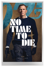 Load image into Gallery viewer, James Bond No Time To Die Movie Poster 35g Silver Foil 007 Collector’s Edition
