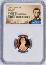 Load image into Gallery viewer, 2020 S -BIRTH SET Version- Proof LINCOLN CENT Penny NGC PF70 RD First Releases
