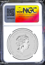 Load image into Gallery viewer, 2023 Royal Casino CHIP .9999 COLORED SILVER $1 1oz COIN NGC MS70 James Bond 007
