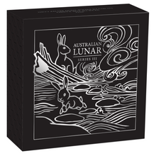 Load image into Gallery viewer, AUSTRALIAN 2023 Lunar Year of the Rabbit 1oz $1 Silver HIGH RELIEF COIN Series3
