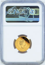 Load image into Gallery viewer, 2022 Australia Bounding Kangaroo PROOF 1/4oz .9999 GOLD $25 NGC PF70 Coin
