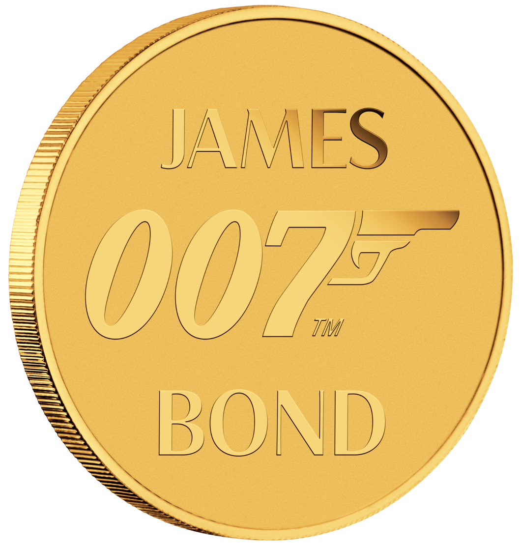 2020 007 JAMES BOND $2 0.5 Gram .9999 Pure Gold coin in card