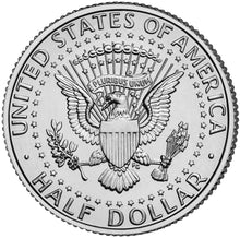 Load image into Gallery viewer, 2015 Kennedy Half Dollars 2 coins set P + D Clad President 50¢ coin US Mint
