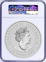 Load image into Gallery viewer, 2022 Koala 1 Kilo .9999 Silver $30 Coin NGC MS70 Early Release 32.2oz Flag Label
