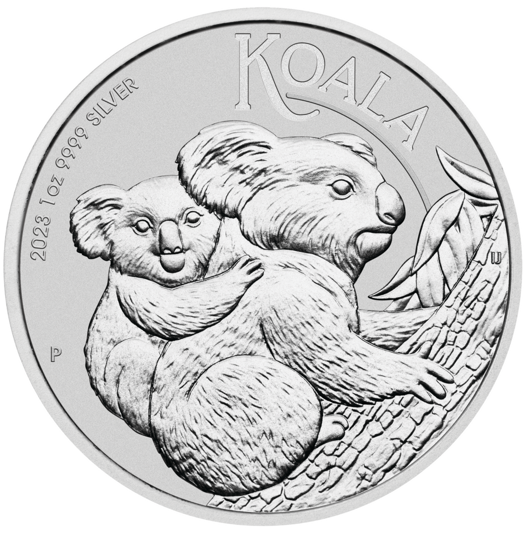 Special Memorial Obverse date Queen reign 1952-2022 Koala 1oz $1 Silver Coin