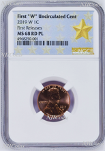 Load image into Gallery viewer, 2019 W Uncirculated Cent First Releases NGC MS68 PL RD Proof Like Star Label
