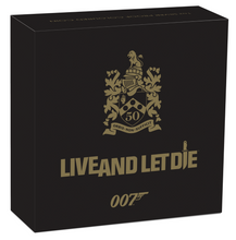 Load image into Gallery viewer, JAMES BOND 007 LIVE AND LET DIE 2023 1oz SILVER PROOF Colored $1 COIN
