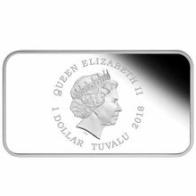 Load image into Gallery viewer, 2018 YEAR OF THE DOG LUNAR CALENDAR 1OZ SILVER PROOF 4-COIN SET Rectangular
