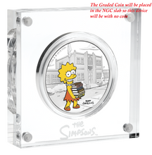 Load image into Gallery viewer, 2019 The Simpsons LISA Simpson Proof $1 1oz Silver COIN NGC PF 70 FR PF70
