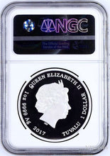 Load image into Gallery viewer, 2017 Star Trek Spock The Original Series Mirror, Mirror Silver $1 Coin NGC PF70
