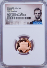 Load image into Gallery viewer, 2020 S 10-coin-clad-proof-SET Version LINCOLN CENT Penny NGC PF69 RD ER
