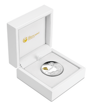 Load image into Gallery viewer, 2024 WEDDING 1oz SILVER COIN + Crystal Embellishment Box King Charles Effigy
