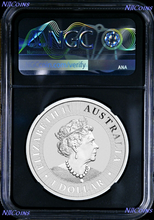 Load image into Gallery viewer, 2022 The Queen Elizabeth II Portrait Silver 1oz Kangaroo Coin NGC MS70 $1 Blk
