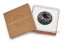 Load image into Gallery viewer, 2023 Ningaloo Eclipse 2oz Silver Antiqued Colored Coin NGC MS70 ER Flag Label
