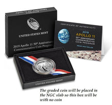 Load image into Gallery viewer, 2019 S Apollo 11 Clad Coin Half Dollar Proof NGC PF69 Early Releases
