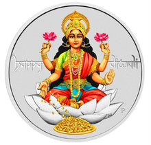 Load image into Gallery viewer, 2017 Tuvalu Diwali Festival 1oz .9999 Silver $1 Coin Mint-Sold-Out
