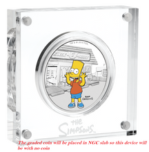 Load image into Gallery viewer, 2019 The Simpsons BART Simpson Proof $1 1oz Silver COIN NGC PF 70 FR PF70
