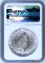 Load image into Gallery viewer, 2016 P AUSTRALIA KANGAROO HIGH RELIEF ANTIQUED 2 Oz Silver $2 COIN NGC MS69 ER
