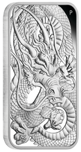 Load image into Gallery viewer, 2021 DRAGON 1oz SILVER PROOF RECTANGULAR COIN AUSTRALIA 3,888 MINTAGE ONLY
