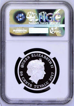 Load image into Gallery viewer, 2017 P Tuvalu PROOF Silver Polar Babies Polar Bear NGC PF70 1/2 oz Coin w/OGP FR
