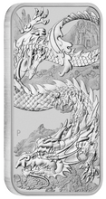 Load image into Gallery viewer, 2023 Australia DRAGON RECTANGULAR 1oz .9999 $1 Silver Bullion Coin
