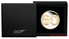 Load image into Gallery viewer, 2022 60 Years of James Bond 007 SILVER PROOF $2 2oz Gilt Gilded COIN NGC PF70 ER
