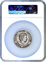 Load image into Gallery viewer, 2023 Ningaloo Eclipse 2oz Silver Antiqued Colored Coin NGC MS70 ER Flag Label

