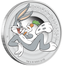 Load image into Gallery viewer, 2018 TUVALU Looney Tunes BUGS BUNNY Silver Proof NGC PF70 Half Dollar Coin FR
