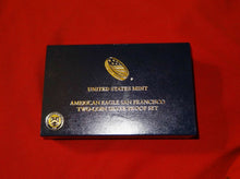 Load image into Gallery viewer, 2012 S 75th Anniv. AMERICAN EAGLE SAN FRANCISCO TWO COIN PROOF SET in bos w/ VOA
